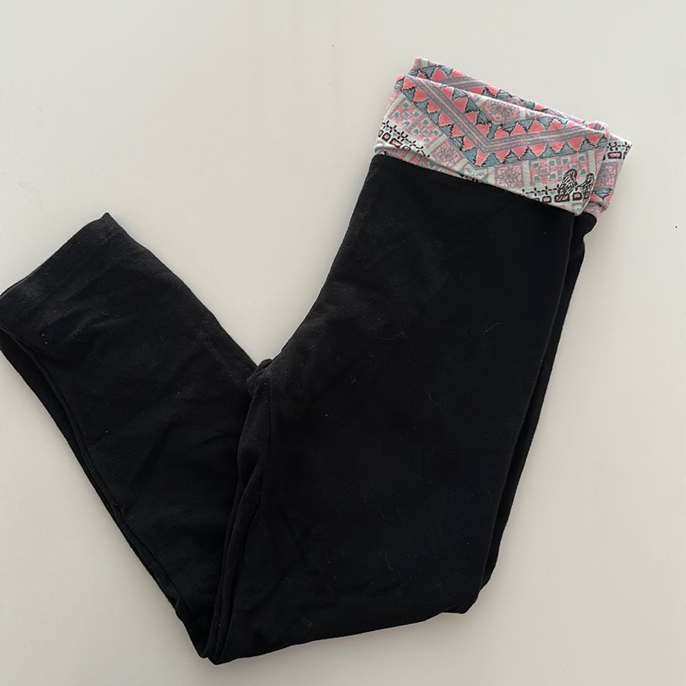 Vintage Victorias Secret fold over capri leggings